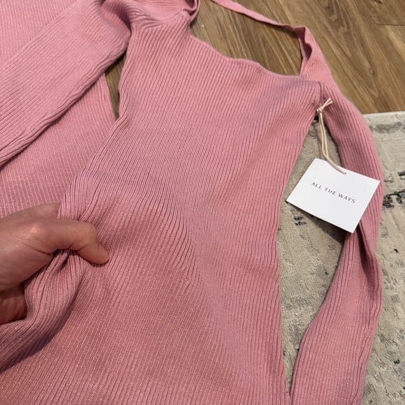 Revolve All the Ways Riley Maxi Dress in Blush Pink - Picture 13 of 14